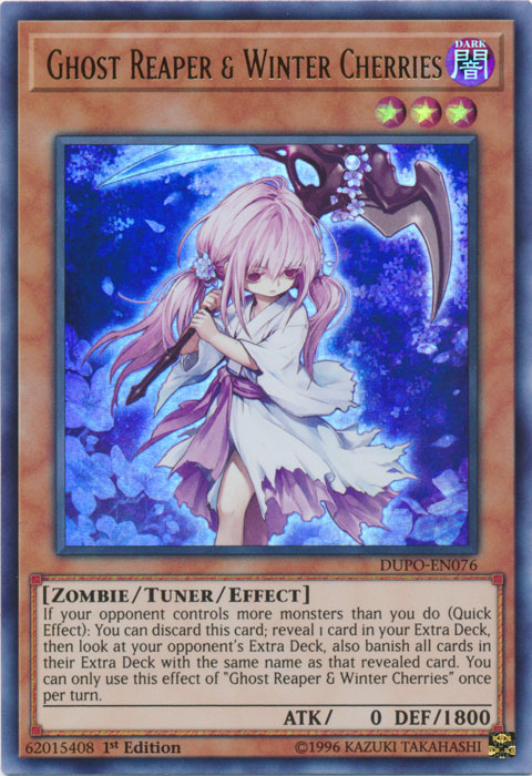 Ghost Reaper & Winter Cherries [DUPO-EN076] Ultra Rare - Evolution TCG