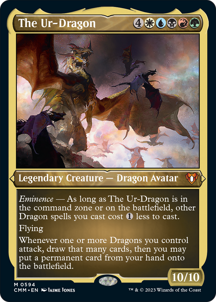 The Ur-Dragon (Foil Etched) [Commander Masters] - Evolution TCG