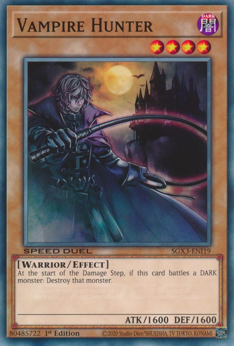 Vampire Hunter [SGX3-ENI19] Common - Evolution TCG