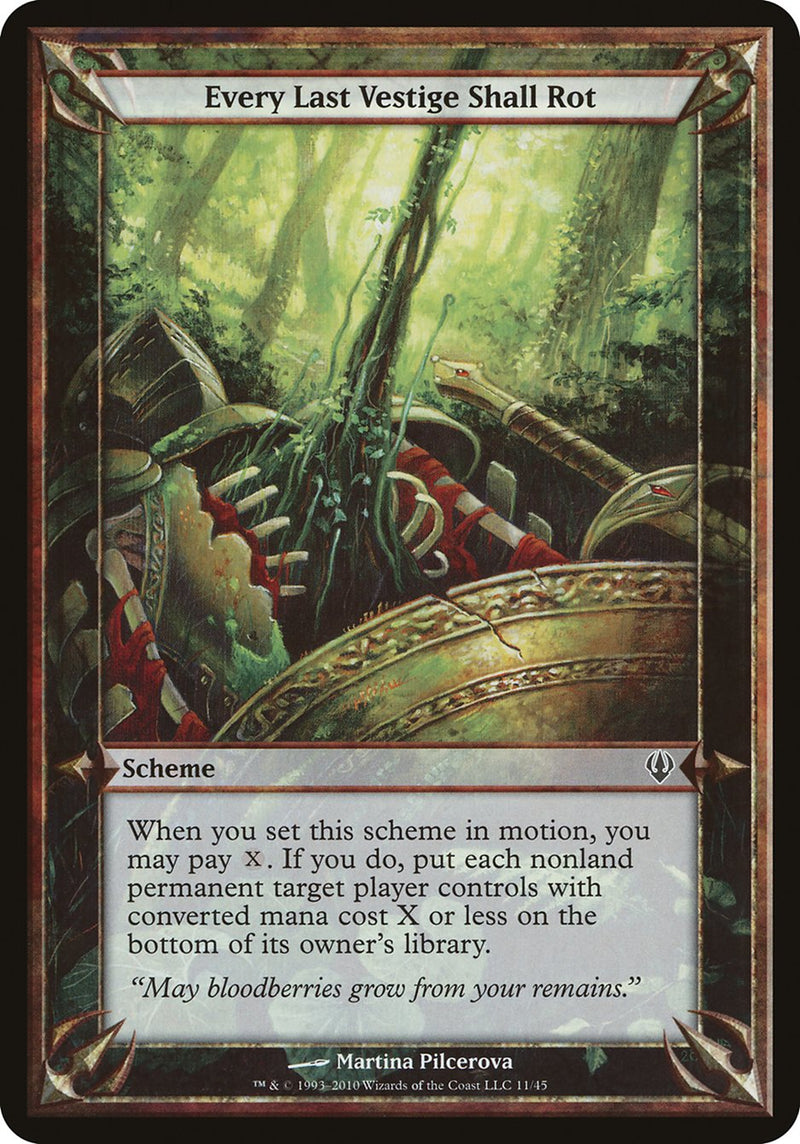 Every Last Vestige Shall Rot (Schemes) [Archenemy Schemes] - Evolution TCG