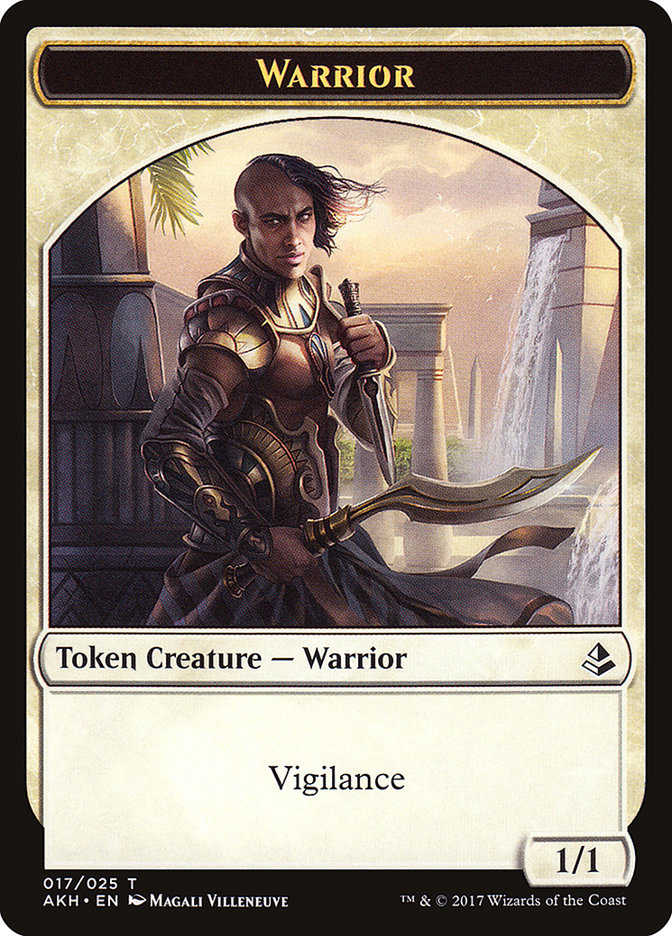 Heart-Piercer Manticore // Warrior Double-Sided Token [Amonkhet Tokens] - Evolution TCG