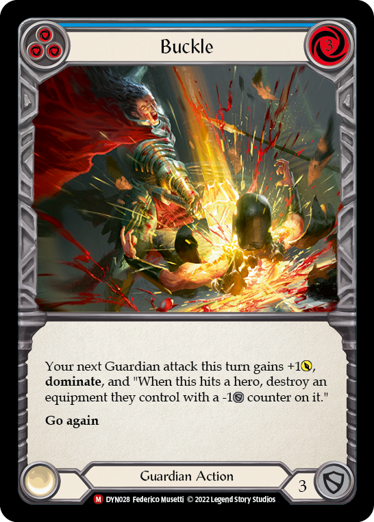 Buckle [DYN028] (Dynasty)  Rainbow Foil - Evolution TCG
