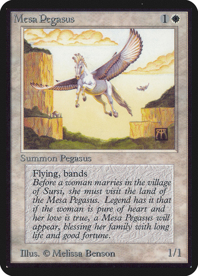 Mesa Pegasus [Alpha Edition] - Evolution TCG