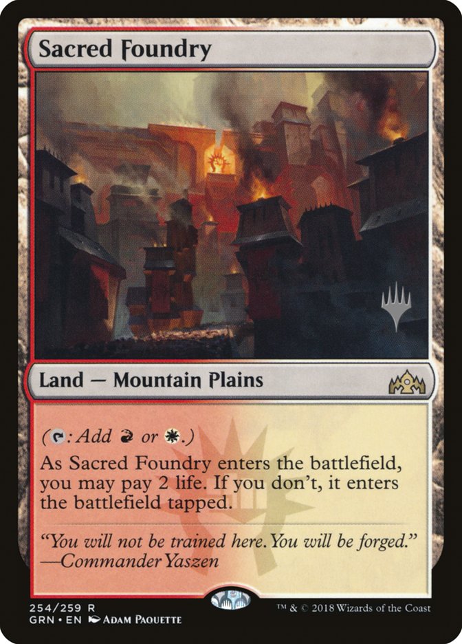 Sacred Foundry (Promo Pack) [Guilds of Ravnica Promos] - Evolution TCG