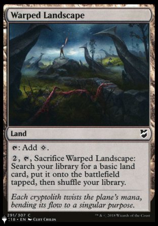 Warped Landscape [The List] - Evolution TCG