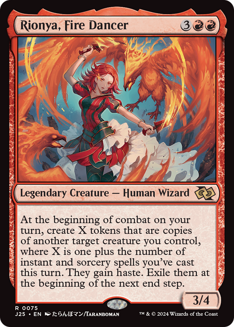Rionya, Fire Dancer (Anime) [Foundations Jumpstart] - Evolution TCG