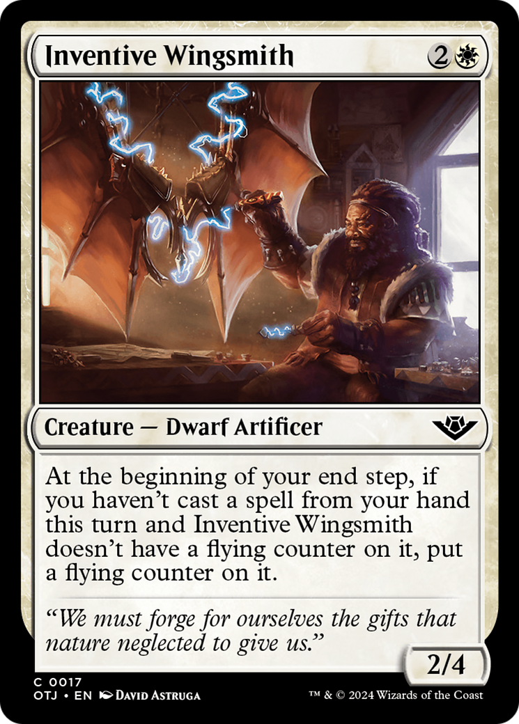 Inventive Wingsmith [Outlaws of Thunder Junction] - Evolution TCG