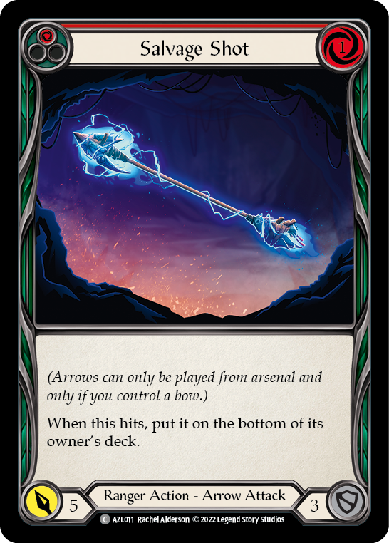 Salvage Shot (Red) [AZL011] (Outsiders Azalea Blitz Deck) - Evolution TCG