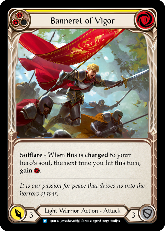 Banneret of Vigor [DTD056] (Dusk Till Dawn)  Rainbow Foil - Evolution TCG