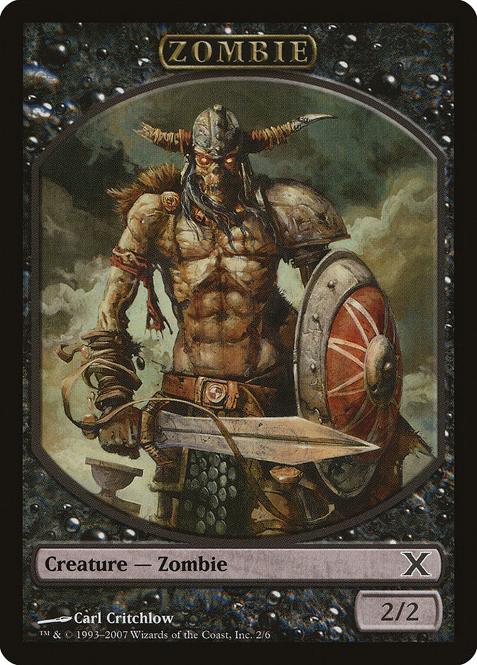 Zombie Token [Tenth Edition Tokens] - Evolution TCG