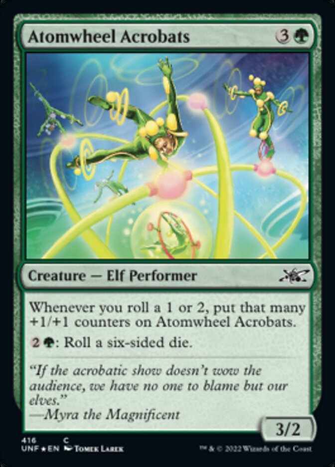 Atomwheel Acrobats (Galaxy Foil) [Unfinity] - Evolution TCG