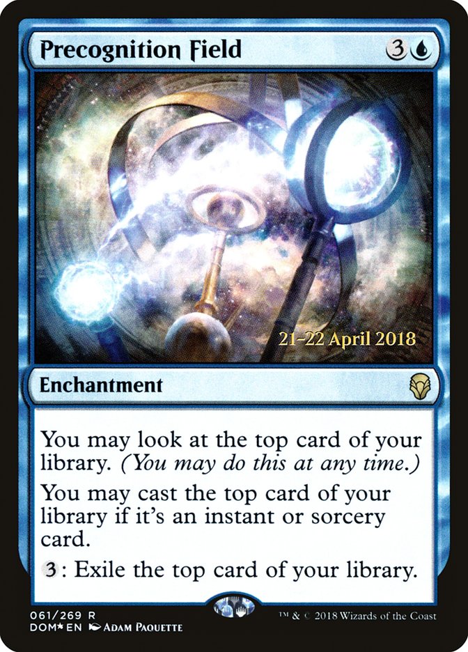 Precognition Field [Dominaria Prerelease Promos] - Evolution TCG