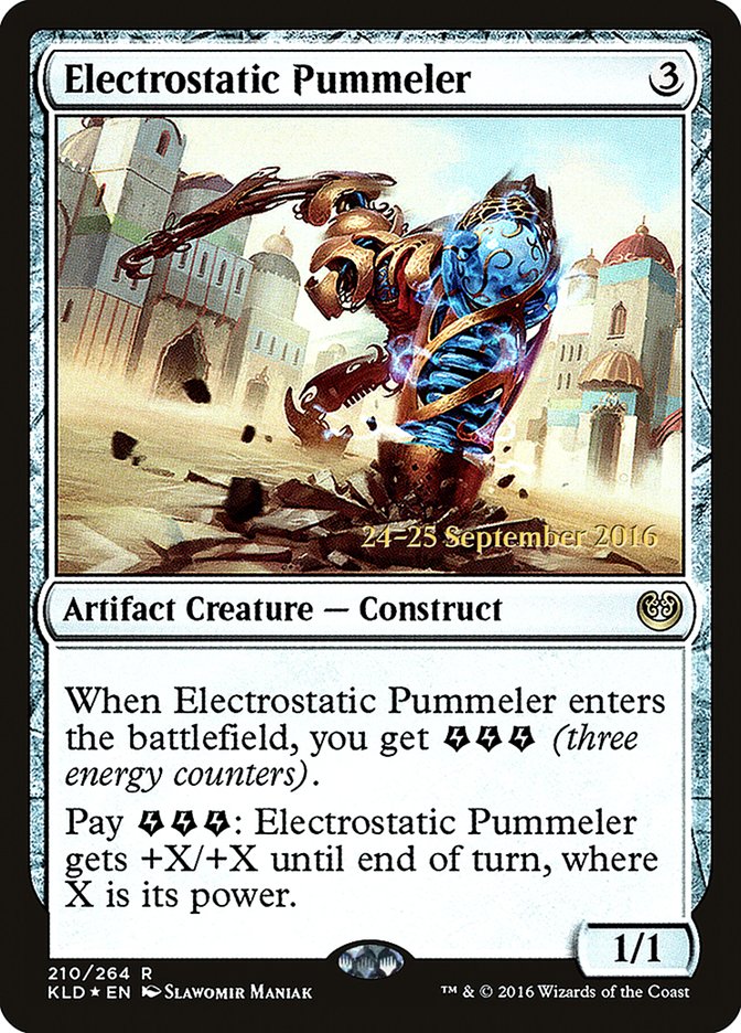 Electrostatic Pummeler [Kaladesh Prerelease Promos] - Evolution TCG