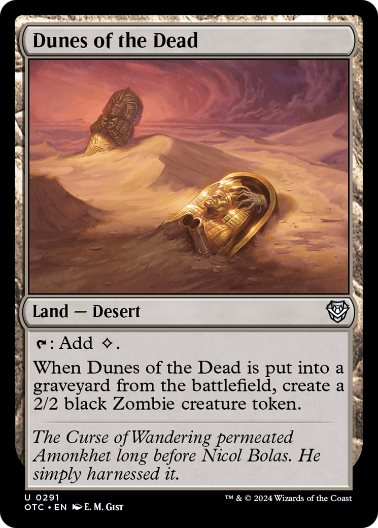 Dunes of the Dead [Outlaws of Thunder Junction Commander] - Evolution TCG
