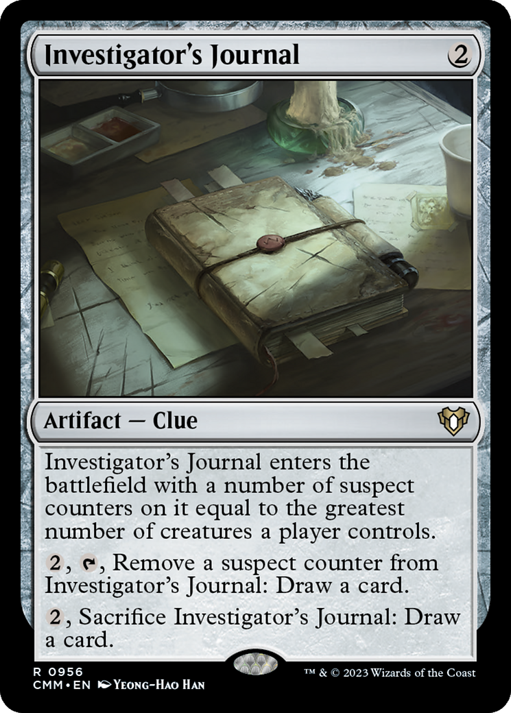 Investigator's Journal [Commander Masters] - Evolution TCG
