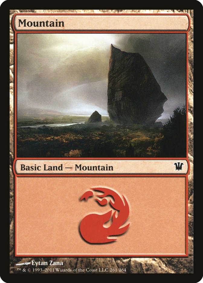 Mountain (261) [Innistrad] - Evolution TCG