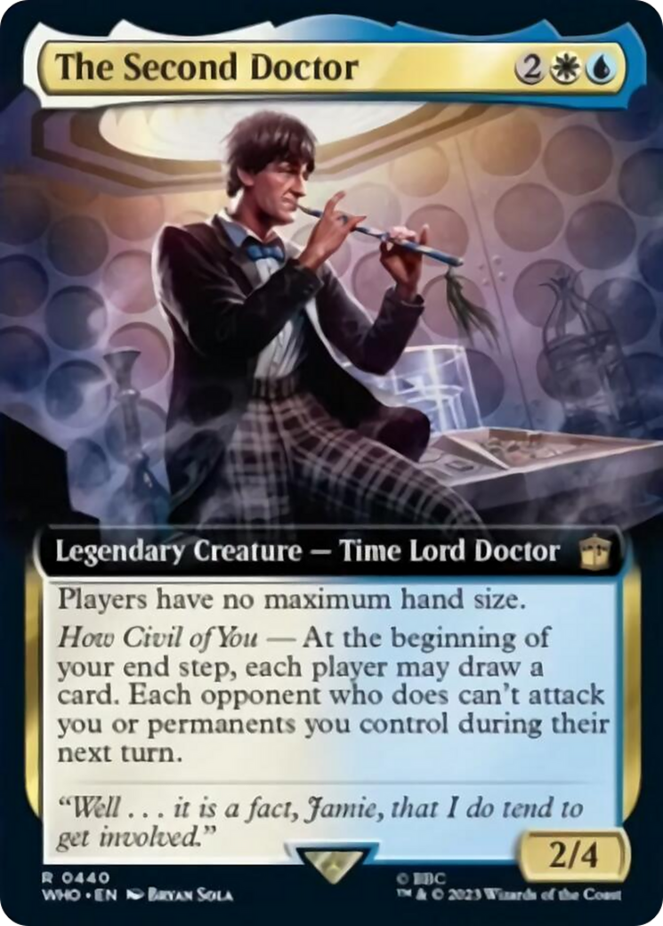 The Second Doctor (Extended Art) [Doctor Who] - Evolution TCG