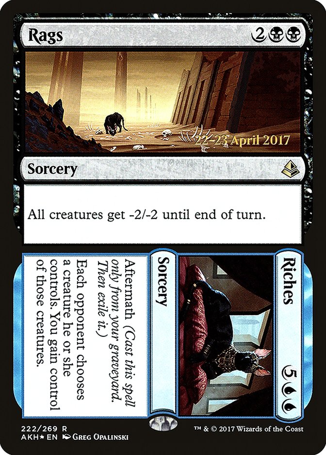 Rags // Riches [Amonkhet Prerelease Promos] - Evolution TCG