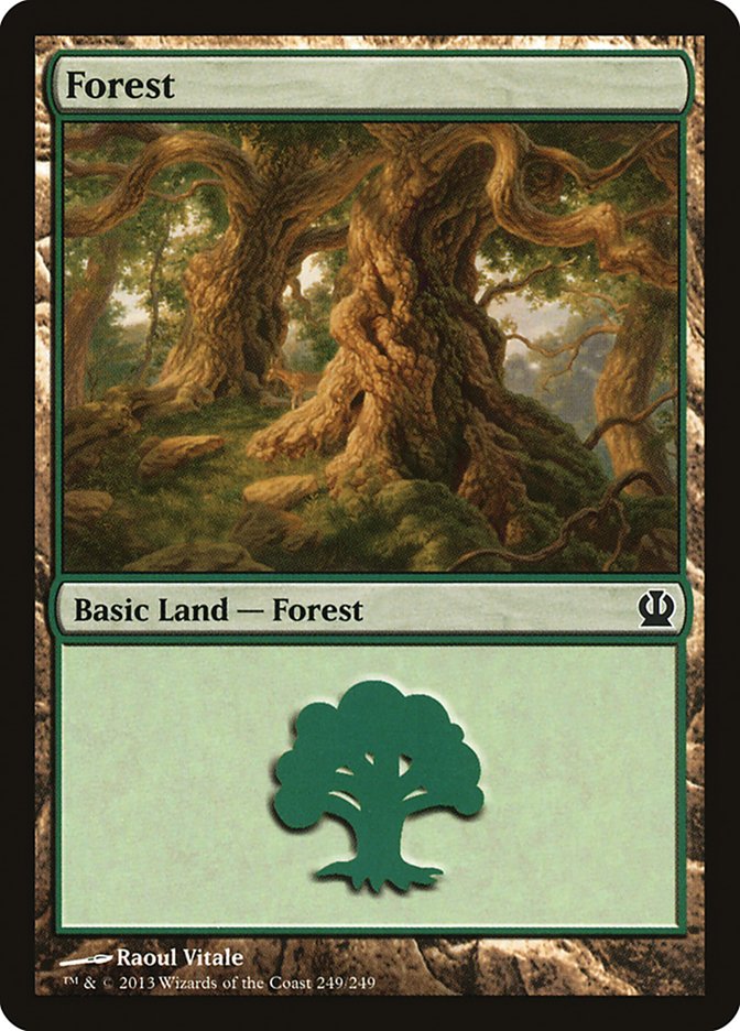 Forest (249) [Theros] - Evolution TCG