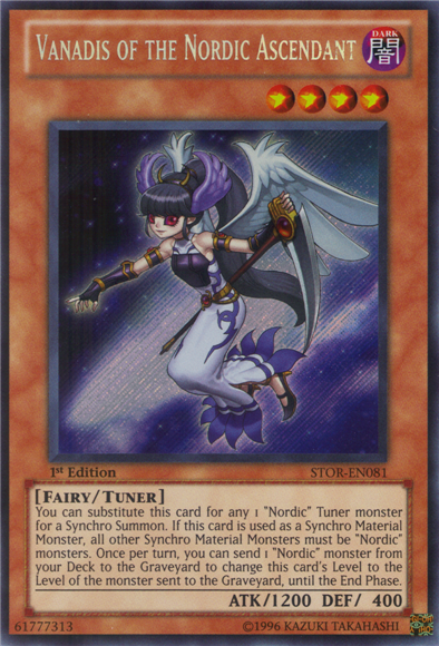 Vanadis of the Nordic Ascendant [STOR-EN081] Secret Rare - Evolution TCG