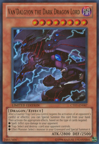 Van'Dalgyon The Dark Dragon Lord [CT07-EN007] Super Rare - Evolution TCG