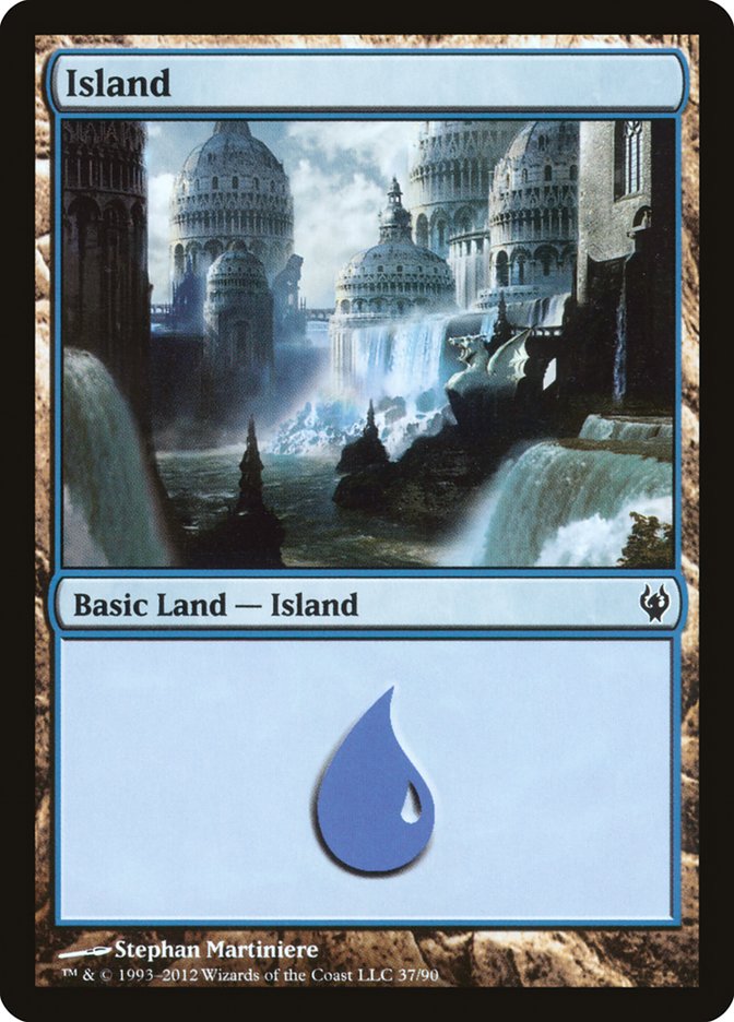 Island (37) [Duel Decks: Izzet vs. Golgari] - Evolution TCG