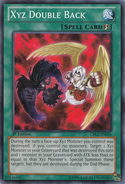 Xyz Double Back [CBLZ-EN056] Common - Evolution TCG