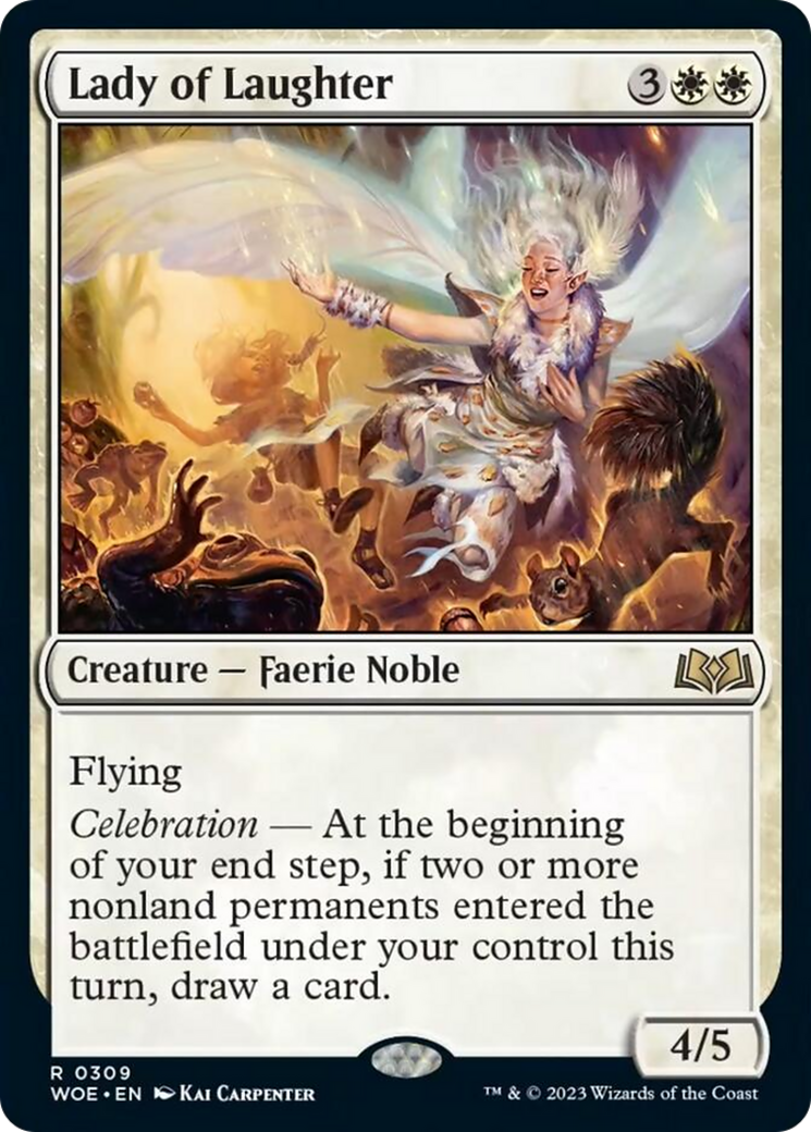 Lady of Laughter [Wilds of Eldraine] - Evolution TCG