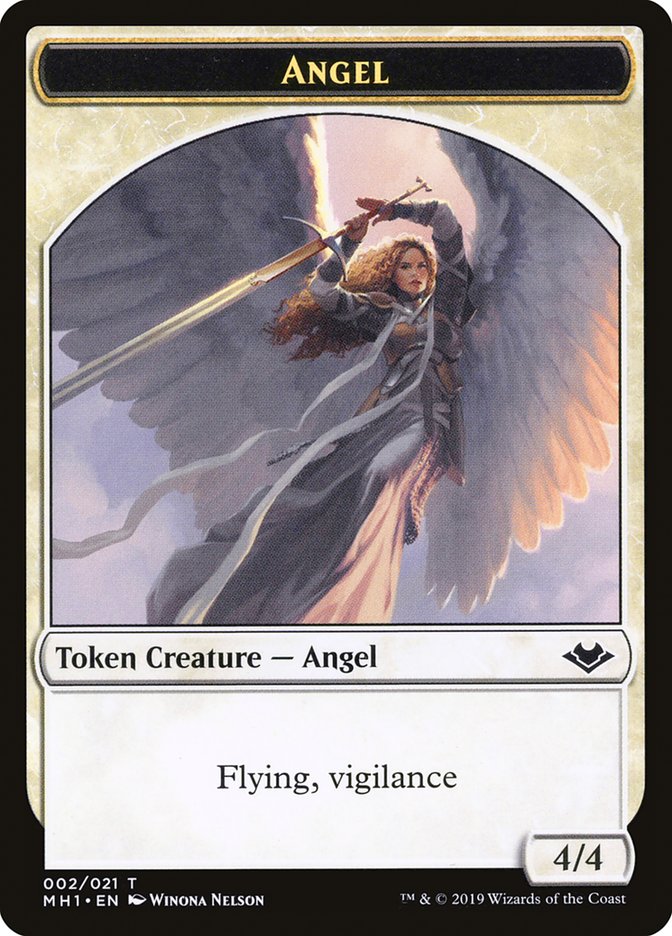 Shapeshifter (001) // Angel (002) Double-Sided Token [Modern Horizons Tokens] - Evolution TCG