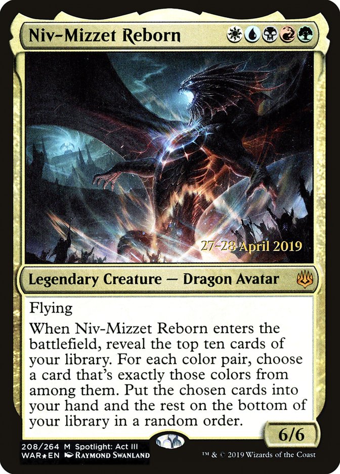 Niv-Mizzet Reborn [War of the Spark Prerelease Promos] - Evolution TCG