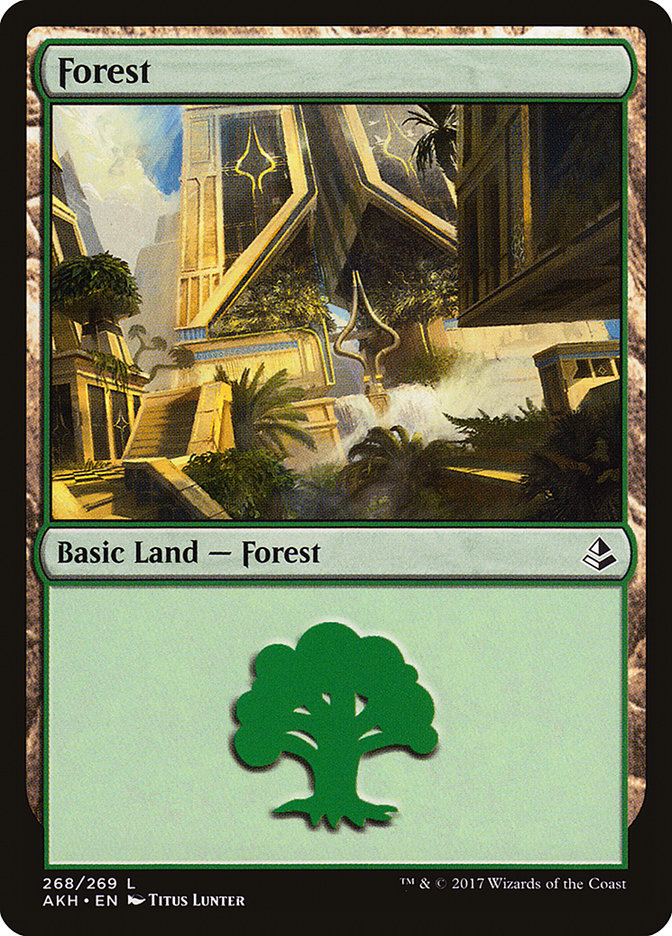 Forest (268) [Amonkhet] - Evolution TCG