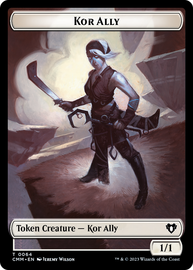 Wall // Kor Ally Double-Sided Token [Commander Masters Tokens] - Evolution TCG