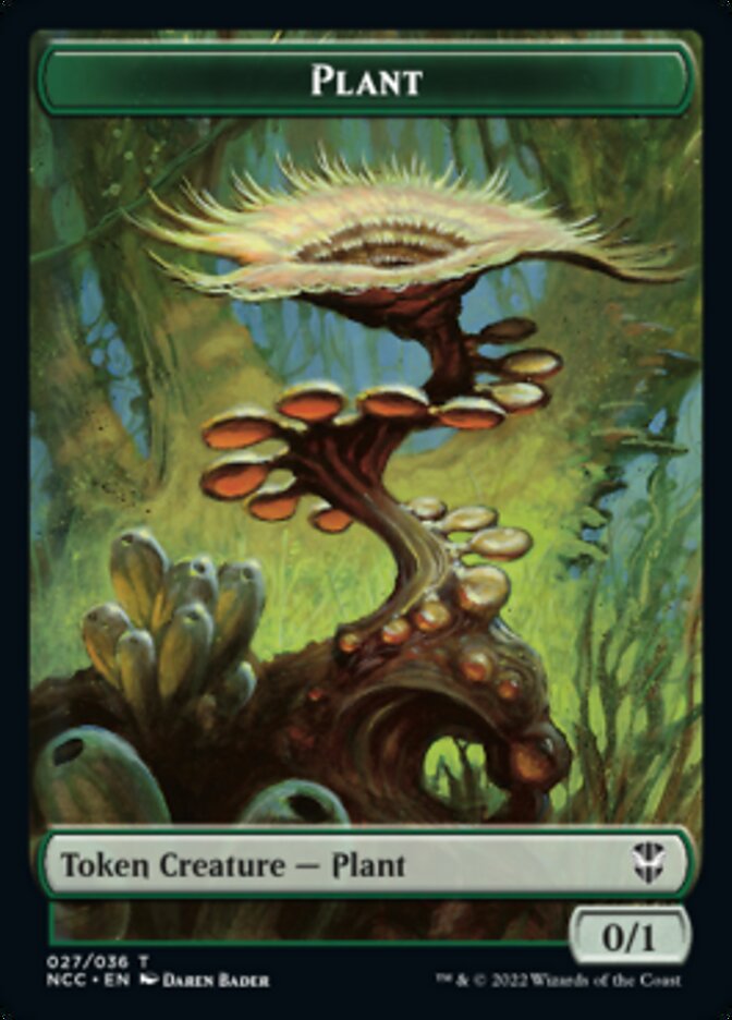 Plant // Beast Double-Sided Token [Streets of New Capenna Commander Tokens] - Evolution TCG