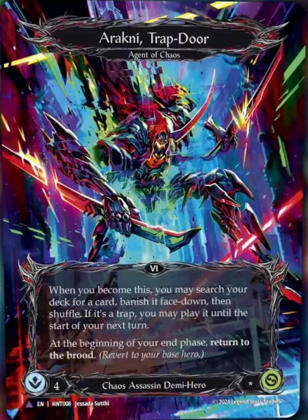 Arakni, Trap-Door [HNT008] (The Hunted)  Cold Foil - Evolution TCG