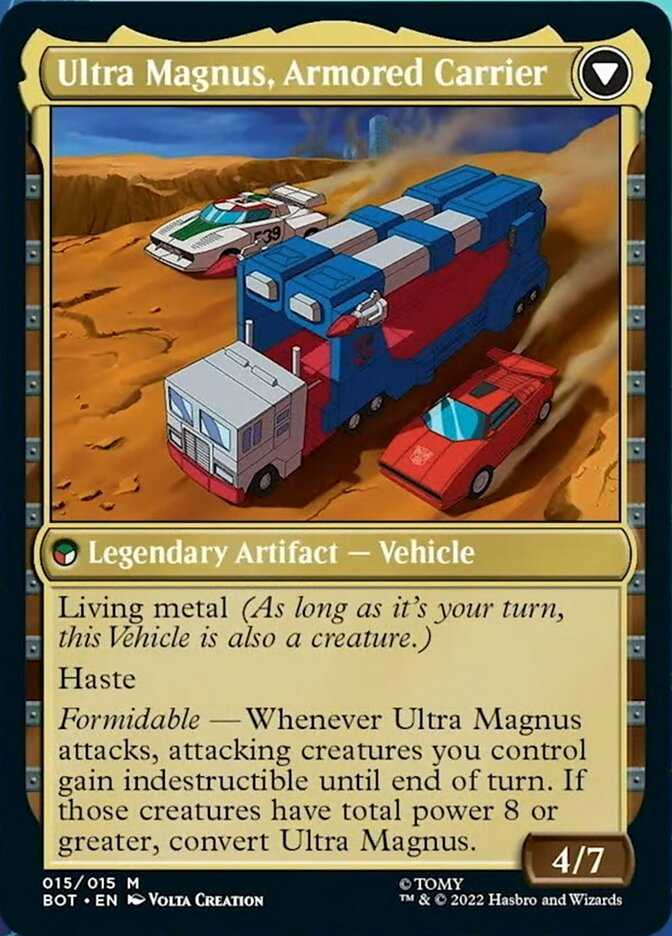 Ultra Magnus, Tactician // Ultra Magnus, Armored Carrier [Transformers] - Evolution TCG