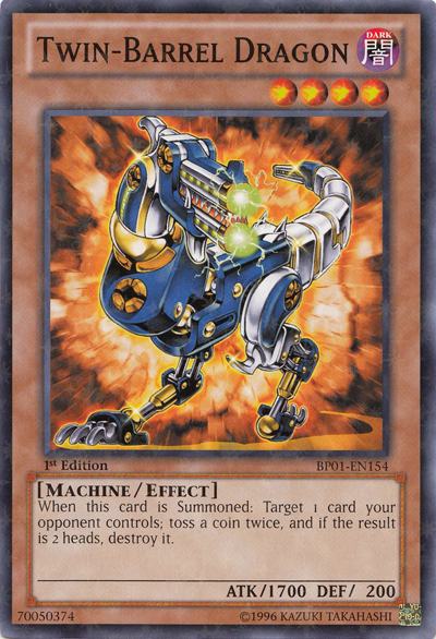 Twin-Barrel Dragon [BP01-EN154] Starfoil Rare - Evolution TCG