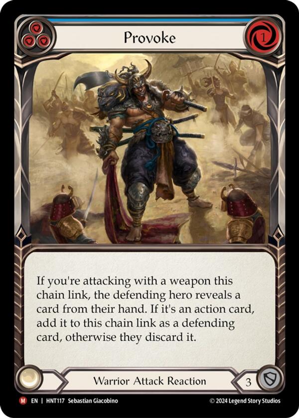 Provoke [HNT117] (The Hunted)  Rainbow Foil - Evolution TCG