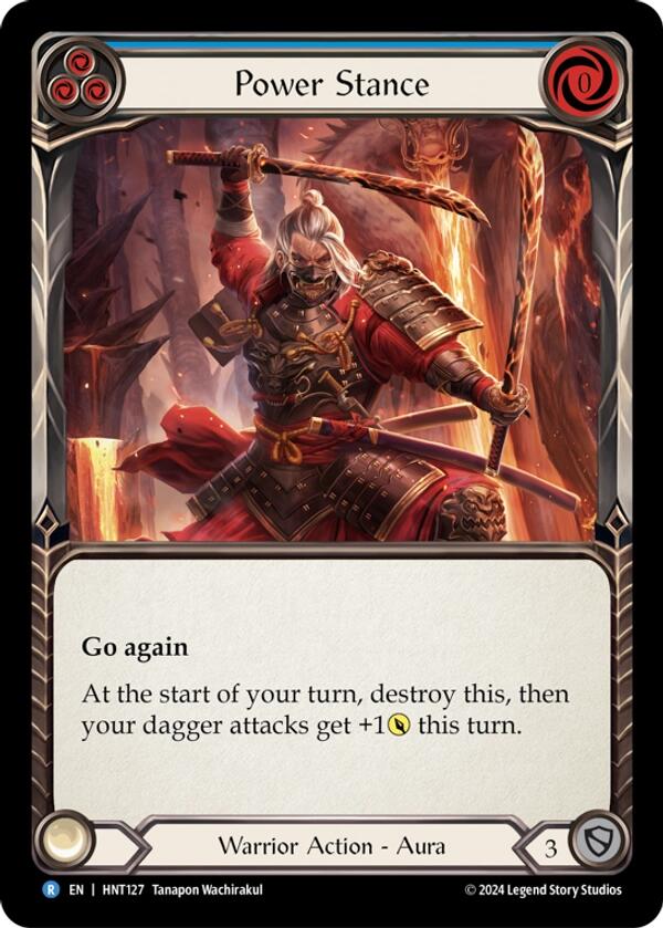 Power Stance [HNT127] (The Hunted)  Rainbow Foil - Evolution TCG