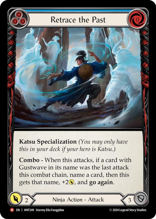 Retrace the Past [HNT249] (The Hunted)  Rainbow Foil - Evolution TCG