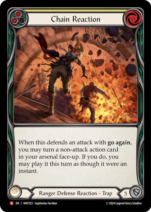 Chain Reaction [HNT253] (The Hunted)  Rainbow Foil - Evolution TCG