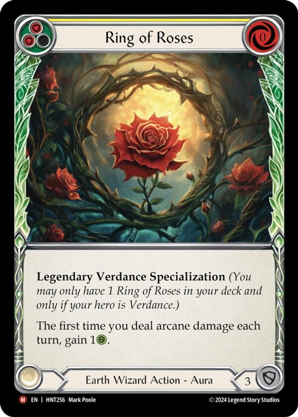 Ring of Roses [HNT256] (The Hunted)  Cold Foil - Evolution TCG