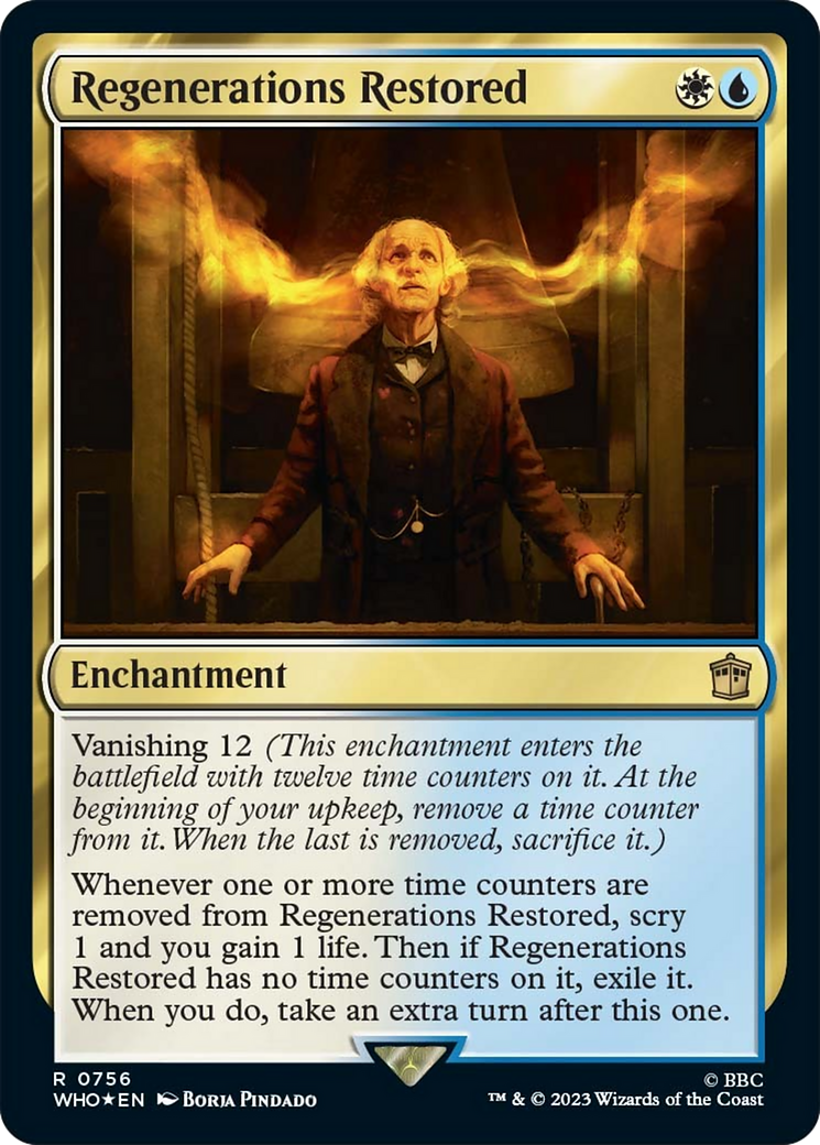 Regenerations Restored (Surge Foil) [Doctor Who] - Evolution TCG