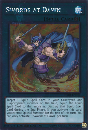 Swords at Dawn [NKRT-EN030] Platinum Rare - Evolution TCG