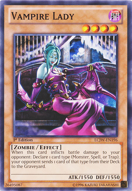 Vampire Lady [LCJW-EN196] Common - Evolution TCG