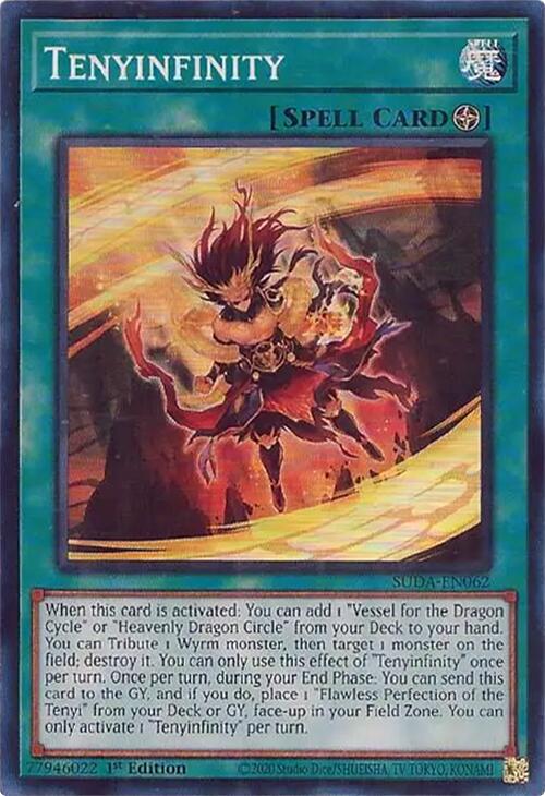 Tenyinfinity [SUDA-EN062] Super Rare - Evolution TCG