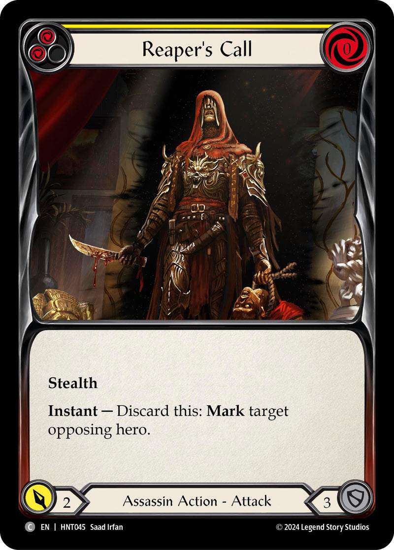 Reaper's Call (Yellow) [HNT045] (The Hunted) - Evolution TCG