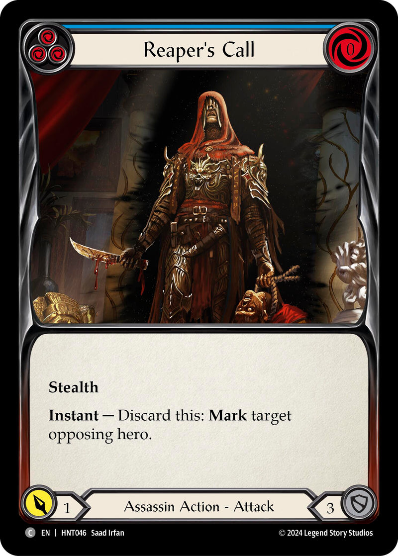 Reaper's Call (Blue) [HNT046] (The Hunted) - Evolution TCG