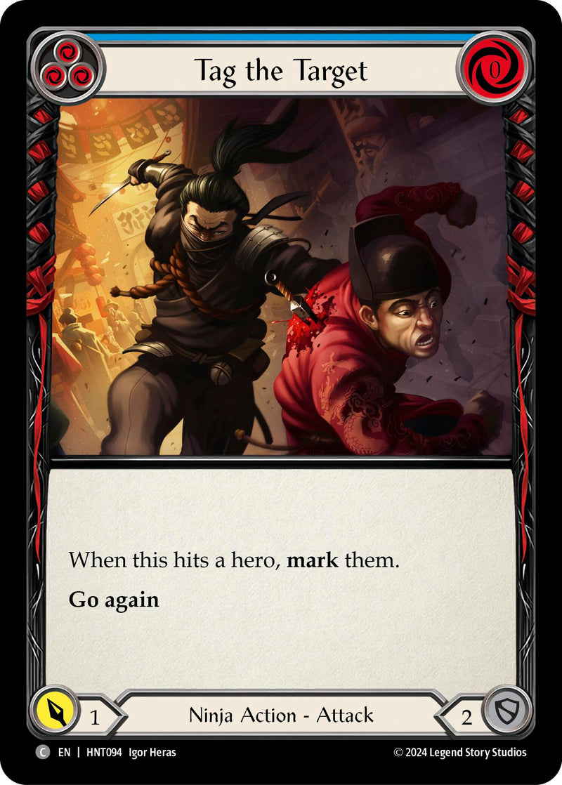 Tag the Target (Blue) [HNT094] (The Hunted) - Evolution TCG