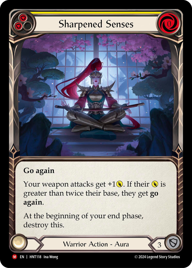 Sharpened Senses [HNT118] (The Hunted)  Rainbow Foil - Evolution TCG
