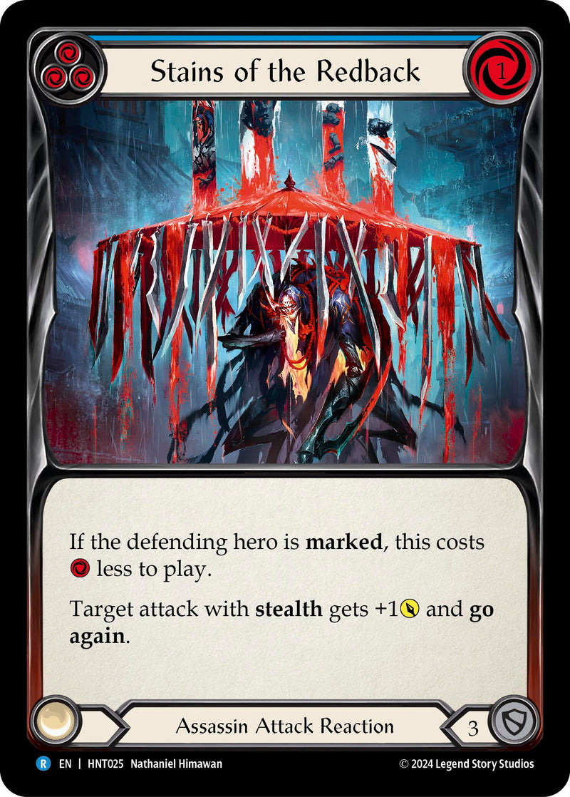 Stains of the Redback (Blue) [HNT025] (The Hunted) - Evolution TCG